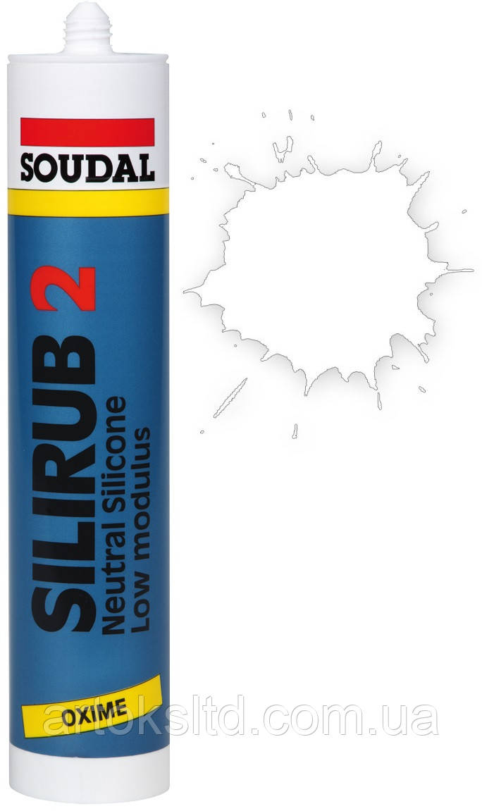 Силікон нейтральний 300мл /прозорий/ Silirub 2 SOUDAL