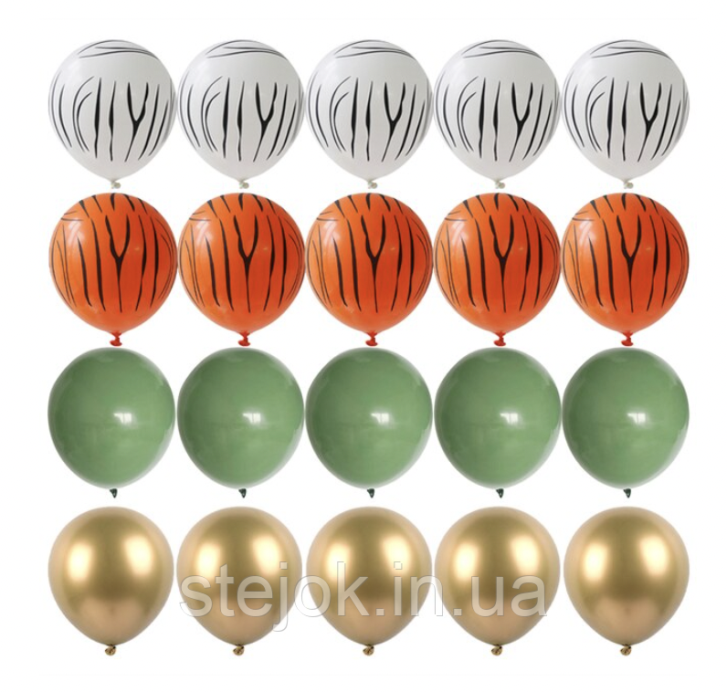 Набір куль для вечірки в стилі сафарі №119, фото 1