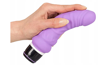 Багатофункціональний вібратор You2toys Authentic Vibrator фіолетовий реалістичний секс вібратор фалоімітатор, фото 5