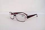 Окуляри жіночі для зору, з діоптріями, коригувальні з білою лінзою +3,75, фото 4