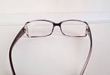 Окуляри жіночі для зору, з діоптріями, коригувальні з білою лінзою +3,75, фото 6