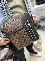 Сумка на плече чоловіча Louis Vuitton LV чорна