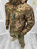 Армейская тактическая куртка-трансформер зима/весна Coolness / Военная куртка софтшел камуфляж (арт. 13227)