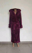 Жіночий турецький халат із полірованої махри