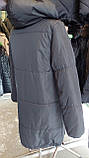 Куртка жіноча довга розмір 46 колір хакі весна осінь  плащівка канада, фото 8