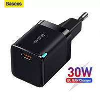 Блок живлення мережевий зарядний пристрій МЗП Baseus GaN3 Fast Charger 30W (1 Type-C), фото 6