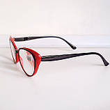 Окуляри жіночі для зору, з діоптріями, коригувальні з білою лінзою +3,50, фото 5