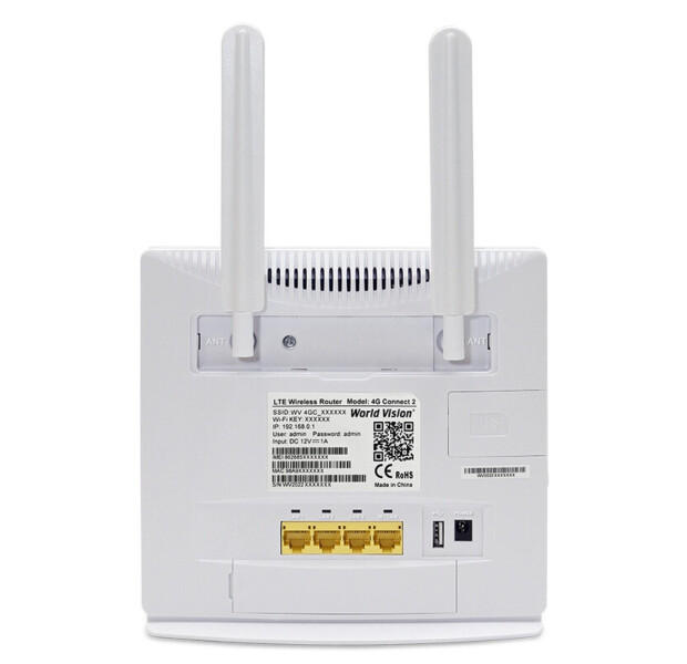 4G LTE WiFi роутер з акумуляторною батареєю WORLD VISION CONNECT 2 ...