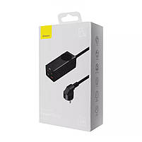Мережевий зарядний пристрій Baseus GaN3 Pro Desktop Powerstrip AC+2U+2C 65W EU, фото 4