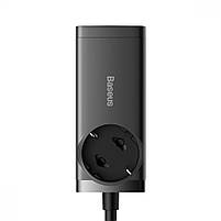 Мережевий зарядний пристрій Baseus GaN3 Pro Desktop Powerstrip AC+2U+2C 65W EU, фото 6