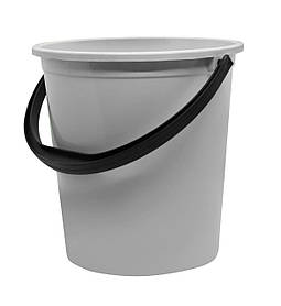 Відро пластикове 12 літрів харчове металік Ø 30 см h=25.5 см (ПолімерАгро)