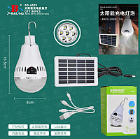 Акумуляторна лампа світильник із сонячною панеллю GD-6029
