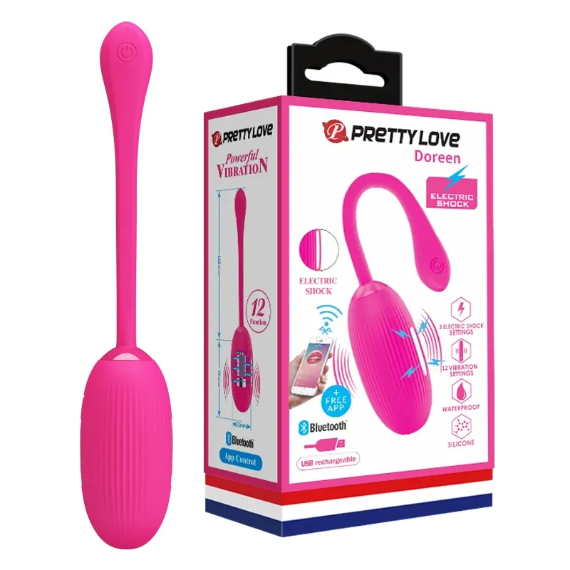 Вібро яйце с управлением на смартфоне- Pretty Love Doreen remote control vibrating