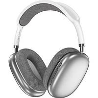 Бездротові навушники блютуз XO BE25 Stereo MP3 Bluetooth Stereo, накладні блютуз навушники для ігор, Срібло