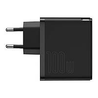 Блок живлення мережевий зарядний пристрій МЗП Baseus GaN2 Fast Charger 100W + Cable Type-C to Type-C 100W (1.5m), фото 5