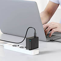 Блок живлення мережевий зарядний пристрій МЗП Baseus GaN2 Fast Charger 100W + Cable Type-C to Type-C 100W (1.5m), фото 6