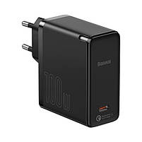 Блок живлення мережевий зарядний пристрій МЗП Baseus GaN2 Fast Charger 100W + Cable Type-C to Type-C 100W (1.5m), фото 9