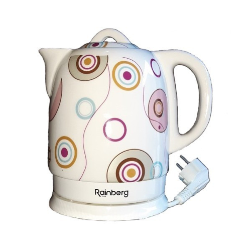 Чайник електричний Rainberg RB-906 керамічний 1.8 л | Електрочайник, фото 1