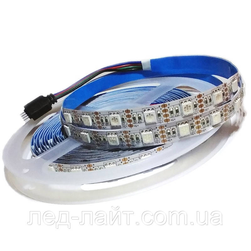 Світлодіодна стрічка 5В 5050 (60LED/м) IP20 RGB, фото 1
