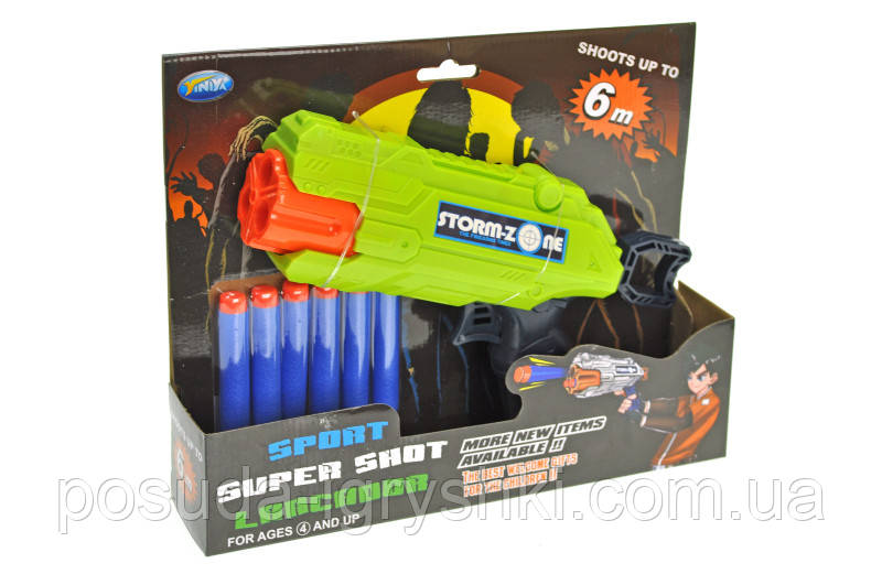 Бластер на поролонових патронах в коробці 138B-1, фото 1