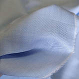 Сорочкова шліфована діагональ меланж голуба, фото 3
