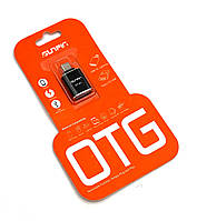 OTG переходник SUNPIN OT-01 Micro USB to USB Черный