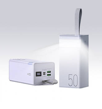 Повербанк-лампа Remax Power Bank 3 50000 mah 22,5W Зовнішній акумулятор