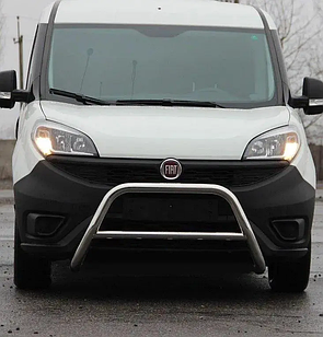 Кенгурятник WT006 нерж Fiat Doblo II 2005-