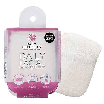 Губка-скраббер для ексфоліації обличчя Daily Concepts Daily Facial Micro Scrubber