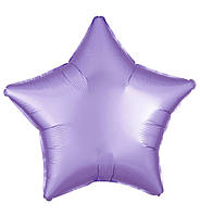 Воздушные шары "Звезда", Испания, размер 45 см, цвет лиловый сатин