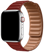 Ремешок Apple Watch 38/40mm Leather Link Red