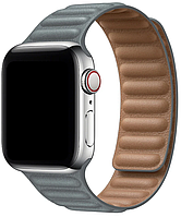 Ремешок Apple Watch 38/40mm Leather Link Grey