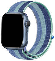 Ремешок Apple Watch 42/44mm Woman Sport Loop Blue Stripe