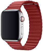 Ремешок Apple Watch 42/44mm Leather Loop Red