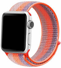 Ремінець Apple Watch 42/44 mm Woman Sport Loop Orange Blue