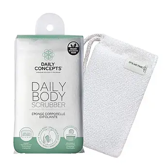 Мочалка-скрабер для ексфоліації тіла Daily Concepts Daily Body Scrubber