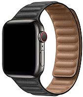 Ремешок Apple Watch 38/40mm Leather Link Black