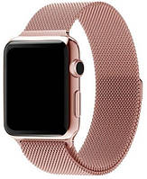 Ремешок Apple Watch 42/44mm Milanese Loop Band Rose Gold