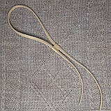 Затяжка (затяжка) для рюкзака або торби. Колір Слонова кістка, фото 2