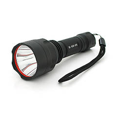 DR-ліхтар піддульний тактичний BAILONG BL-QC8-XPE, 1LED XPE, 3W, 1 режим, 18650 немає в комплекті, Black,