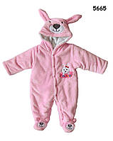 Демісезонний комбінезон "Кролик" для дівчинки. 6 міс