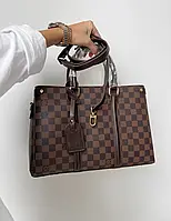 Сумка женская Louis Vuitton LV Brownk шопер коричневый кожа деловая большая стильная красивая