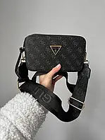 Сумка Guess Crossbody Black сумочка гесс клатч черный кожаный мини сумочка на плечо модная кросс-боди