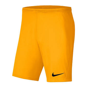 Дитячі шорти NIKE PARK III BV6865-739, Жовтогарячий, Розмір (EU) — 152 cm