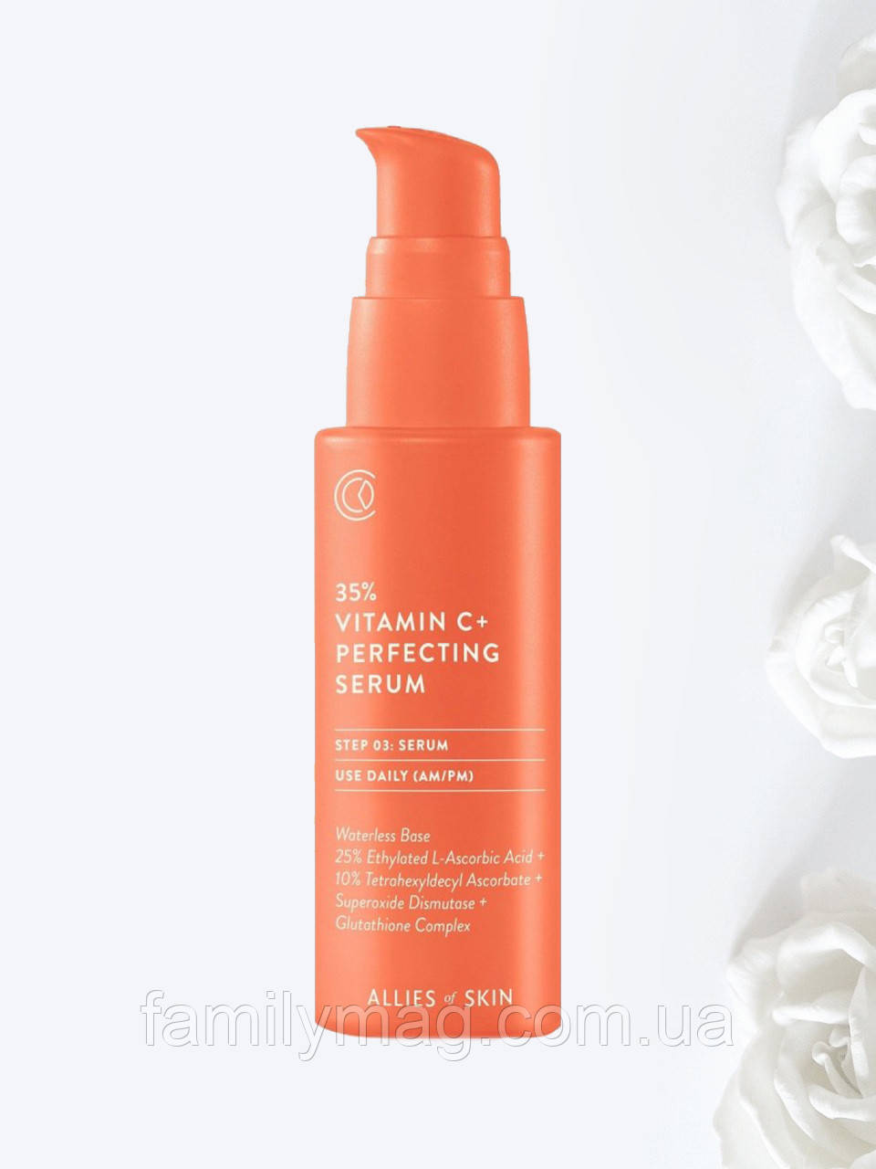 Сироватка з вітаміном С для обличчя 35% Vitamin C+ Perfecting Serum Allies of Skin 30 мл