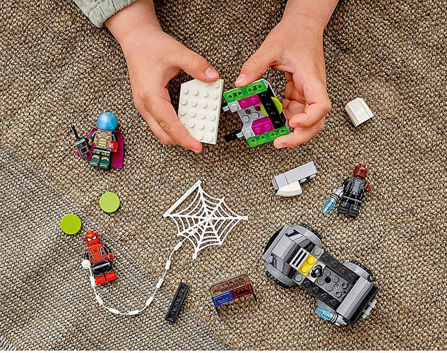 Купить Конструктор Лего Марвел Человек Паук против Мистерио Атака ...