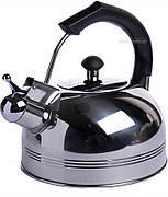 Чайник А-Плюс WK 1324 металевий 2.5L зі свистком ⁇ Чайник А-Плюс 1324