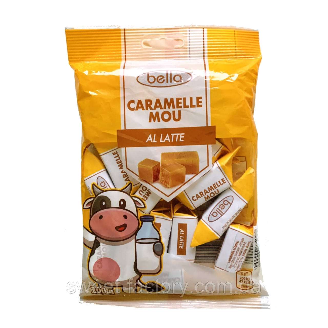 Ірис Bella Caramelle Mou Al Latte 200g