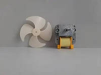 Двигатель вентилятора MO-727+крыльчатка 10 ВТ, 40 мм, диаметр вала 3,2 мм для холодильника