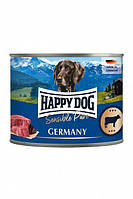 Влажный корм для собак Happy Dog Sens Pure Rind с говядиной 200 г